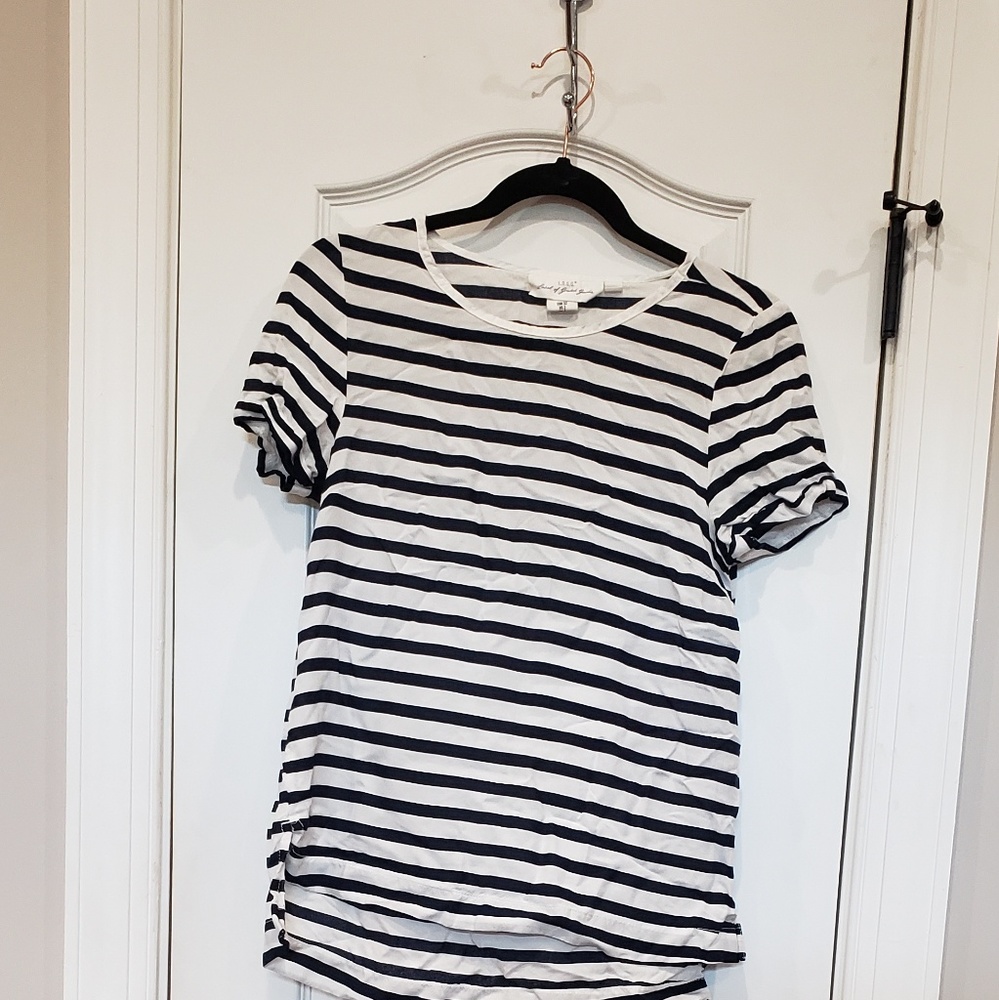 H&M Striped Blue Shirt